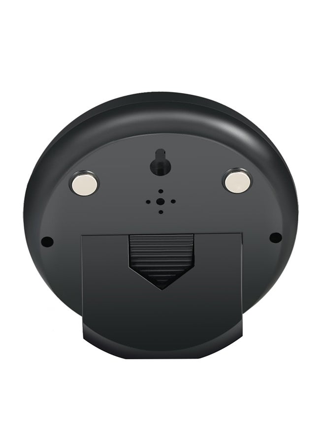 Digital Indoor Thermometer And Hygrometer Black/White/Grey 9x9x2.3centimeter - Image 2