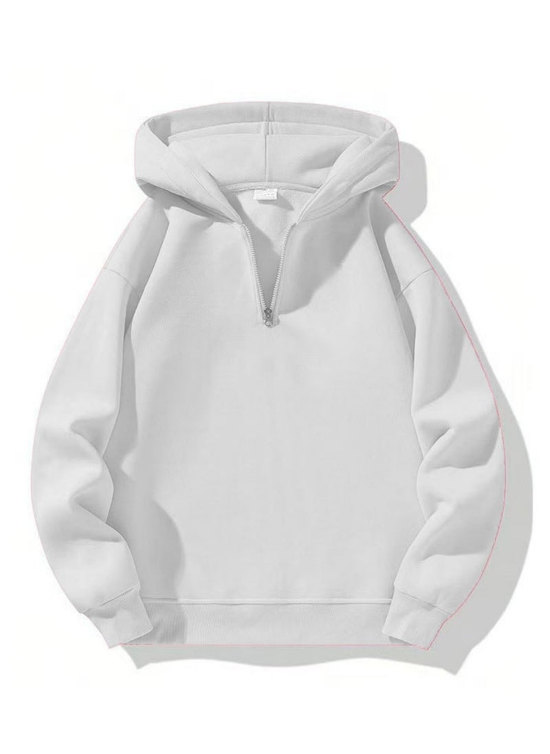 KUYING Casual Zipper Hoodie Loose Sports Hoodie  - Image 1