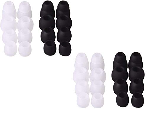 Earbudz Replacement Earbuds Ear Tips fit Powerbeats, Skullcandy, LG, Panasonic, Symphonized, iFrogz, Mpow, Small, Medium, Large and Double Flange (16 Pairs - 32 Pieces) - Image 1
