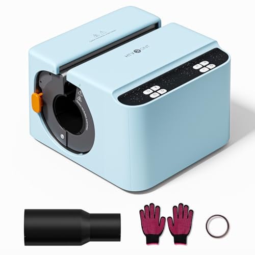HTVRONT Auto Tumbler Heat Press - A200H Full Cup Transfer Heat Press Machine for 40 OZ Tumbler with Handle, Heat Even Cups Sublimation Machine with Adjustable Pressure & 4 Memory Modes, Blue - Image 1