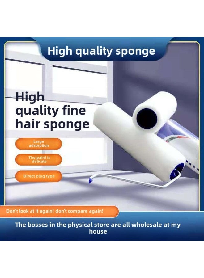 Roller Brush 9 Inch Latex Paint Paint 4 Inch 6 Inch High Quality Short Medium Long Wool Roller Outlet-Specifications:9 Inch Wool Without Dead Angle  - Image 2