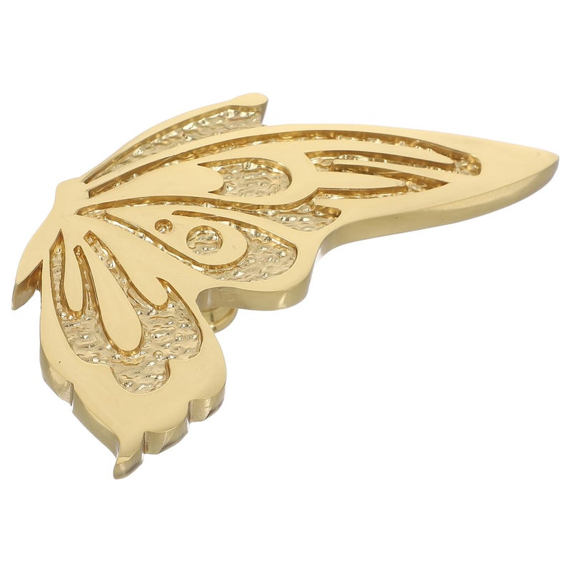 Brass Butterfly Cabinet Handles Vintage Drawer Pulls Right Handed Small Decorative Knobs - Image 2