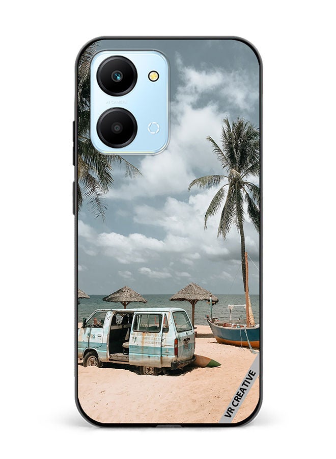 VR CREATIVE Protective Case Cover For Honor Play7T Moody Summer Day Design Multicolour - Image 1
