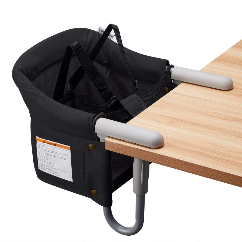 VEEYOO Hook On Chair VEEYOO Clip On High Chair Folding Fast Table Chair with Storage Bag Portable Baby Feeding Seat Attach to Table for Home and Travel