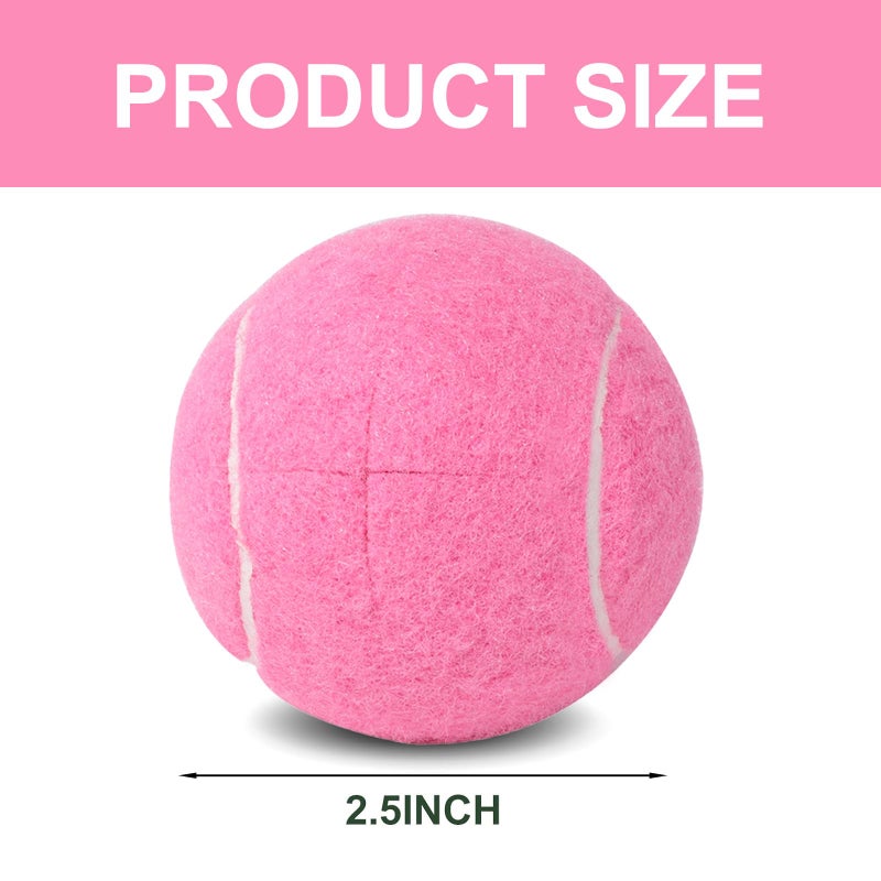 ANCKNE Tennis Balls For Walkers Pre Cut 4Pcs Walkers Legs Universal Precut Glide Balls  Heavy Duty Long Lasting Felt Pad Glide Coverings For Furniture Legs And Floor Protection (Pink) - Image 2