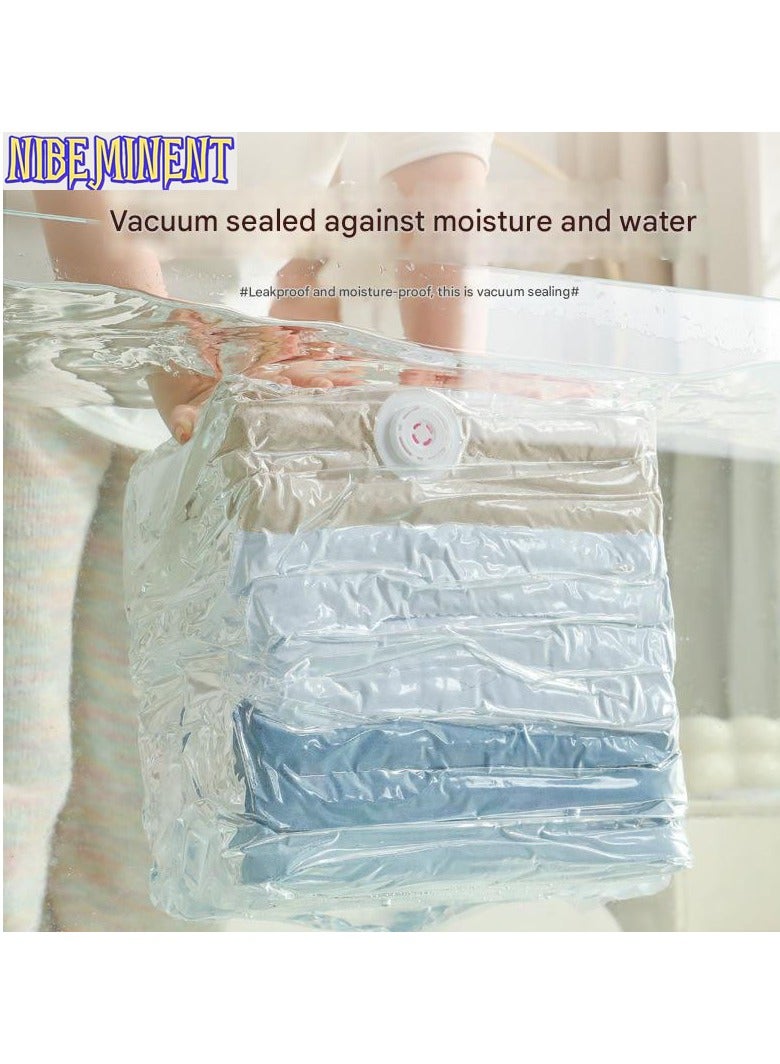 NIBEMINENT 10-Pack Extra Large No-Pump Vacuum Storage Bags， Large Compression Sealer Bags ，Space Saver for Clothes, Blankets & Seasonal Storage with 4 Sizes (XXL to M)  - Image 5