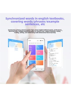 Generic Customized Processing English Learning Machine Artifact Listening Repeater Player Student-Specific Walkman Universal Type-Body Color:5inch White [synchronous Course + Five-dimensional Word Memorization]-Memory Capacity:32GB  - Image 3