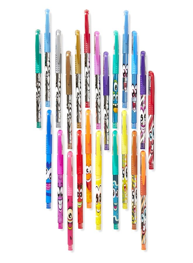 Scentos Scented Gel Pens for Kids - Assorted Colorful Pens - Fine Point Gel Pen Set - For Ages 3 and Up - 24 Count - Image 2