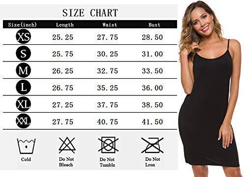 Malist Women Full Slip Crewneck Adjustable Spaghetti Strap Cami Under Dress Nude Small - Image 5