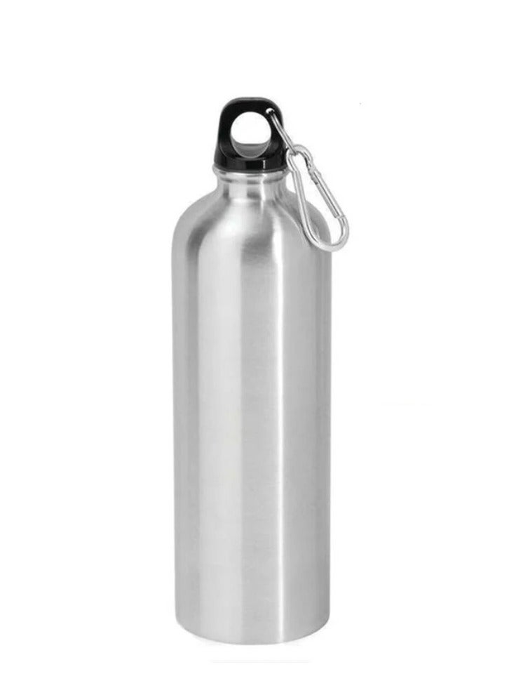 Vitacelli 2pcs Vacuum Insulated Water Bottle 500ML Stainless Steel Reusable Water Bottle Metal Leak Proof Sports Flask Silver - Image 2