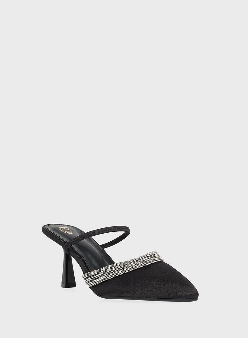ELLA Diamante Heeled Pump  - Image 2