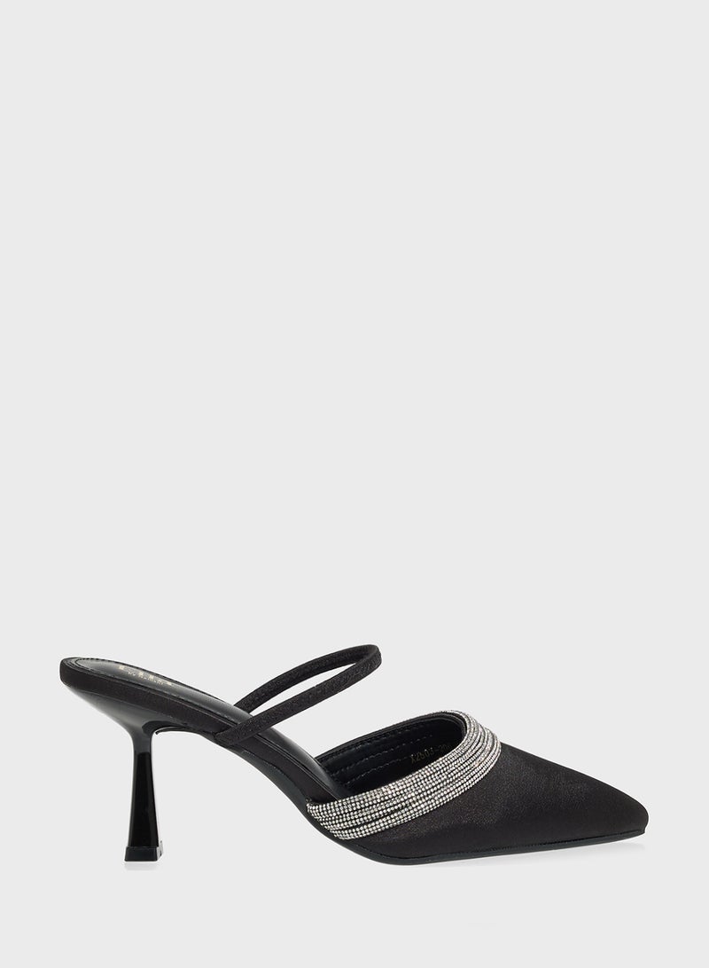 ELLA Diamante Heeled Pump  - Image 1