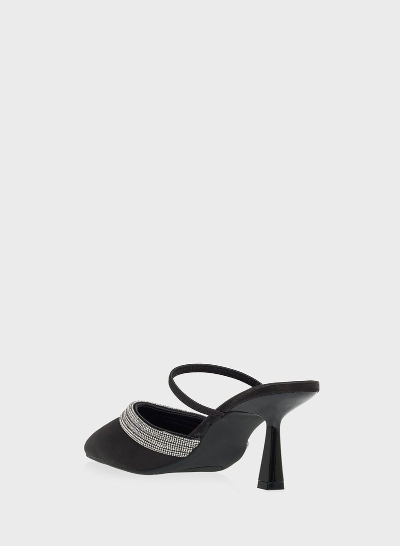 ELLA Diamante Heeled Pump  - Image 3