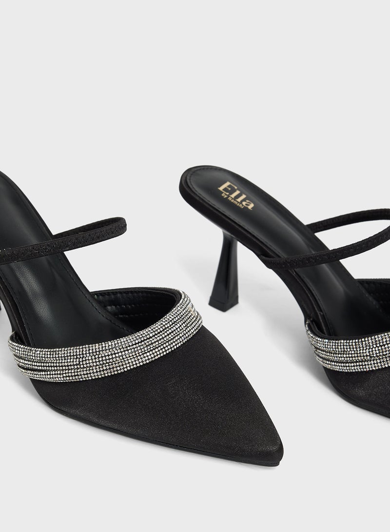 ELLA Diamante Heeled Pump  - Image 4