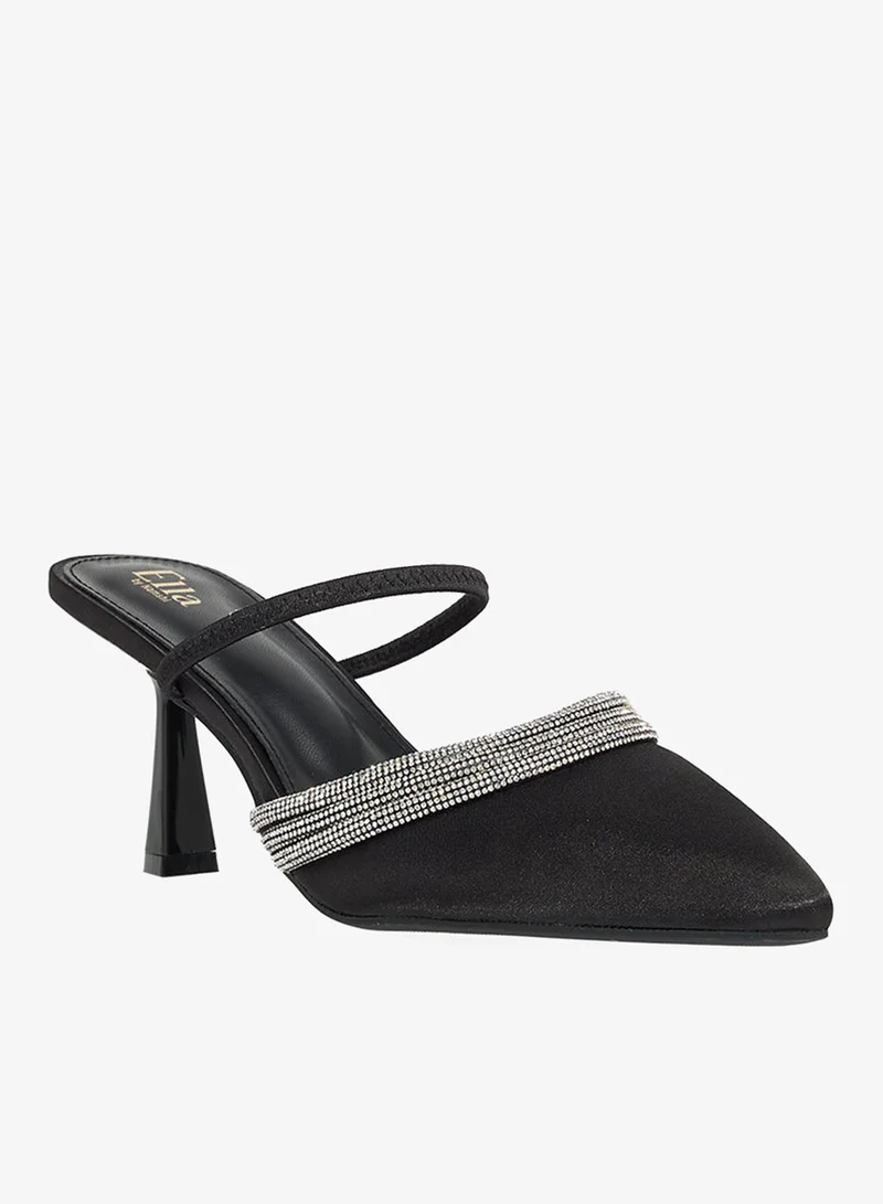 ELLA Diamante Heeled Pump