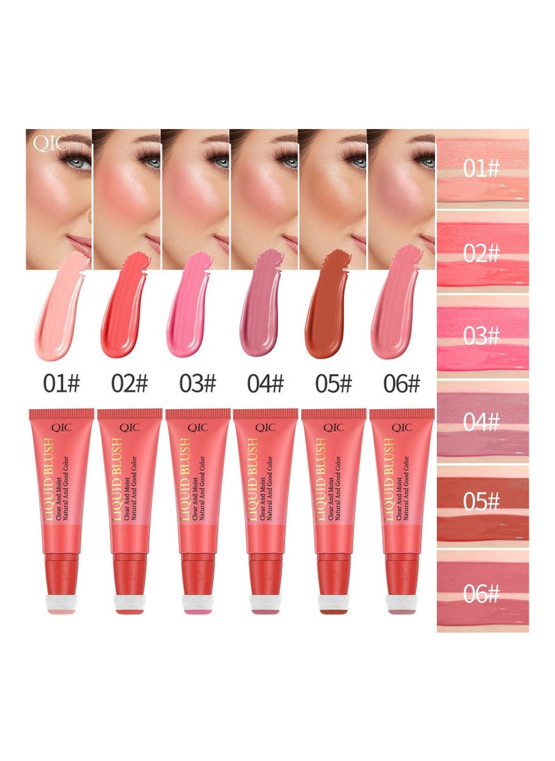QIC Clear and Moist Face Liquid Blush with Cushion Applicator 02#  - Image 3