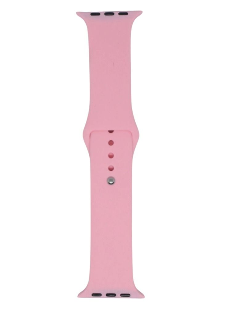 بورتوني حزام ساعة بديل من السيليكون 42/44 مم لسلسلة Apple 7/6/5 - Image 1
