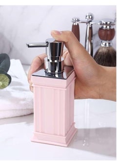 Happy Home Refillable Empty Lotion Soap Dispenser for Kitchen Bathroom Square 250ml  - Image 4