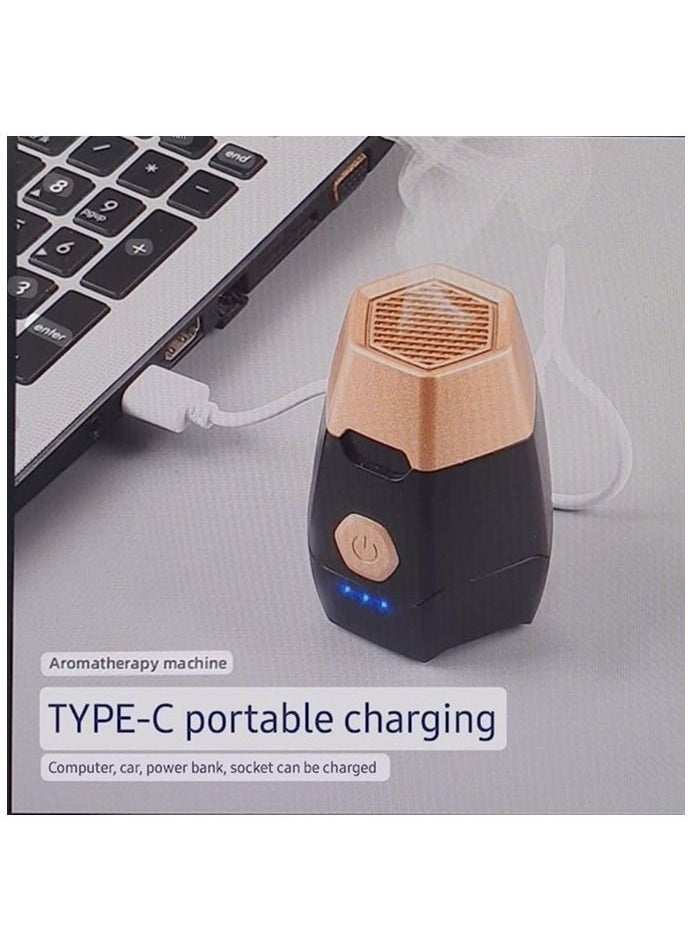 Bukhoor Round Mini Bukhoor Electric Incense Burner Portable USB Rechargeable  - Image 3