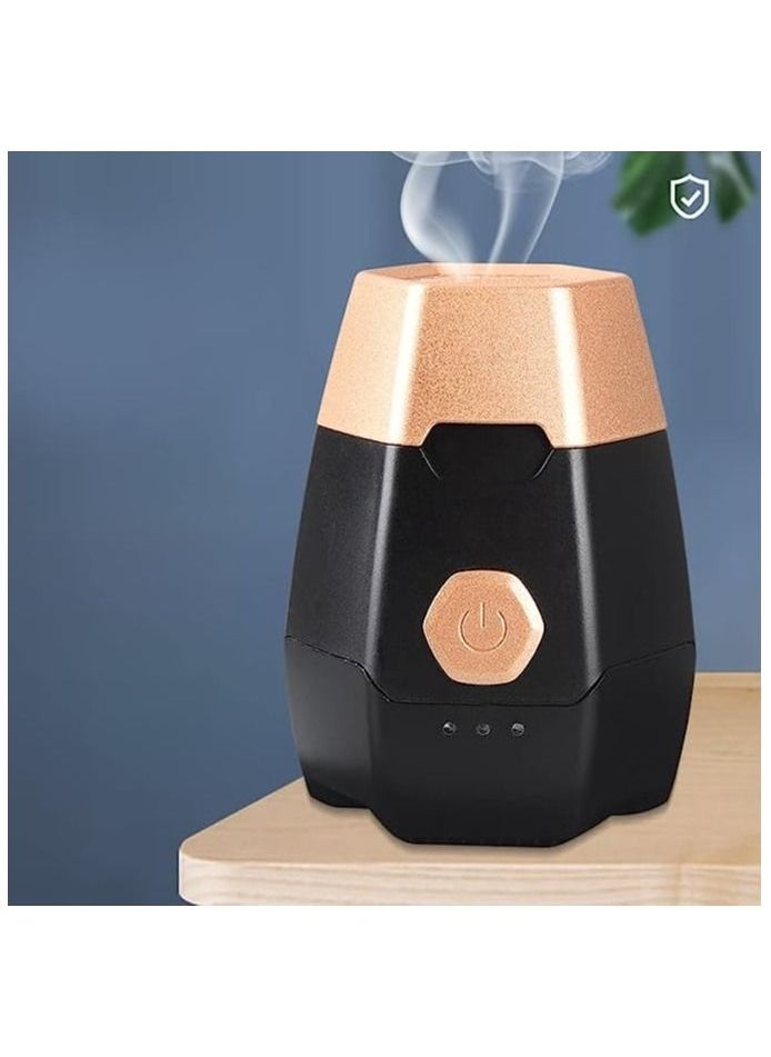 Bukhoor Round Mini Bukhoor Electric Incense Burner Portable USB Rechargeable  - Image 1