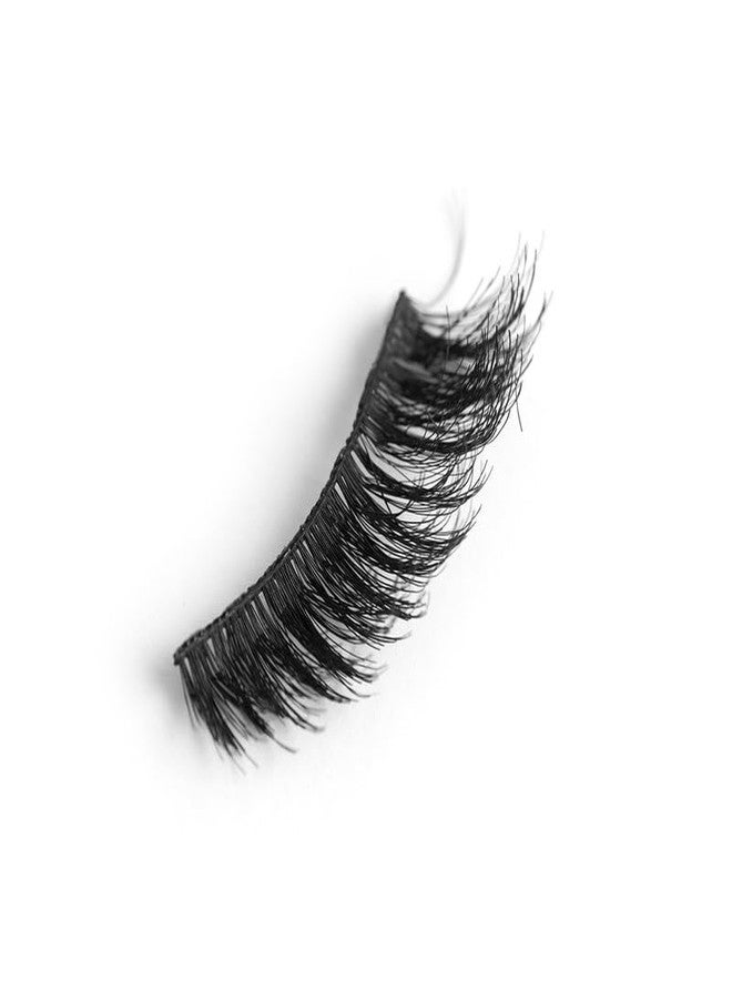 Uroparis PRO 12 Eyelashes for Women - 3D Look Eye Lashes | Handmade, Volumizing & Lightweight False Lashes with Virgin Hair | Dark & Thick Eyelashes | For Glam Look & Enhance Beauty (Black) - 1 Pair - Image 4