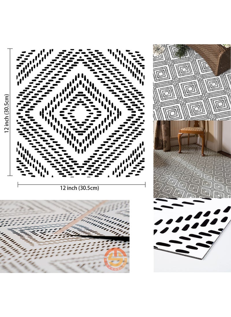 Technosmart 1PCS 30CM×30CM Self Adhesive Lvt Floor and Wall Covering Kitchen Bathroom Tile Sticker  - Image 5