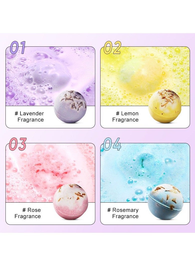 BEAUTY PLUS قنابل استحمام مكونة من 4 قطع - Image 2