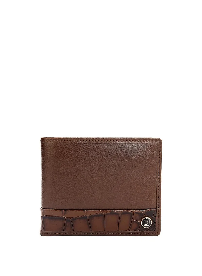 دا ميلانو Genuine Leather Brown Mens Wallet