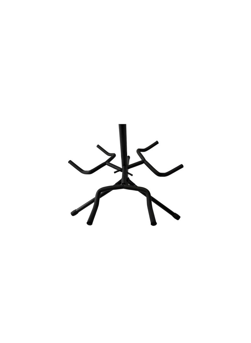 Generic Guitar stand Universal Guitar Stand in Black (Triple Guitar Stand)  - Image 4