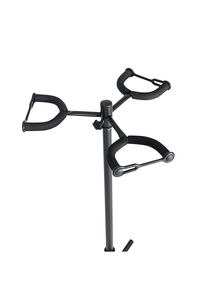 Generic Guitar stand Universal Guitar Stand in Black (Triple Guitar Stand)  - Image 2
