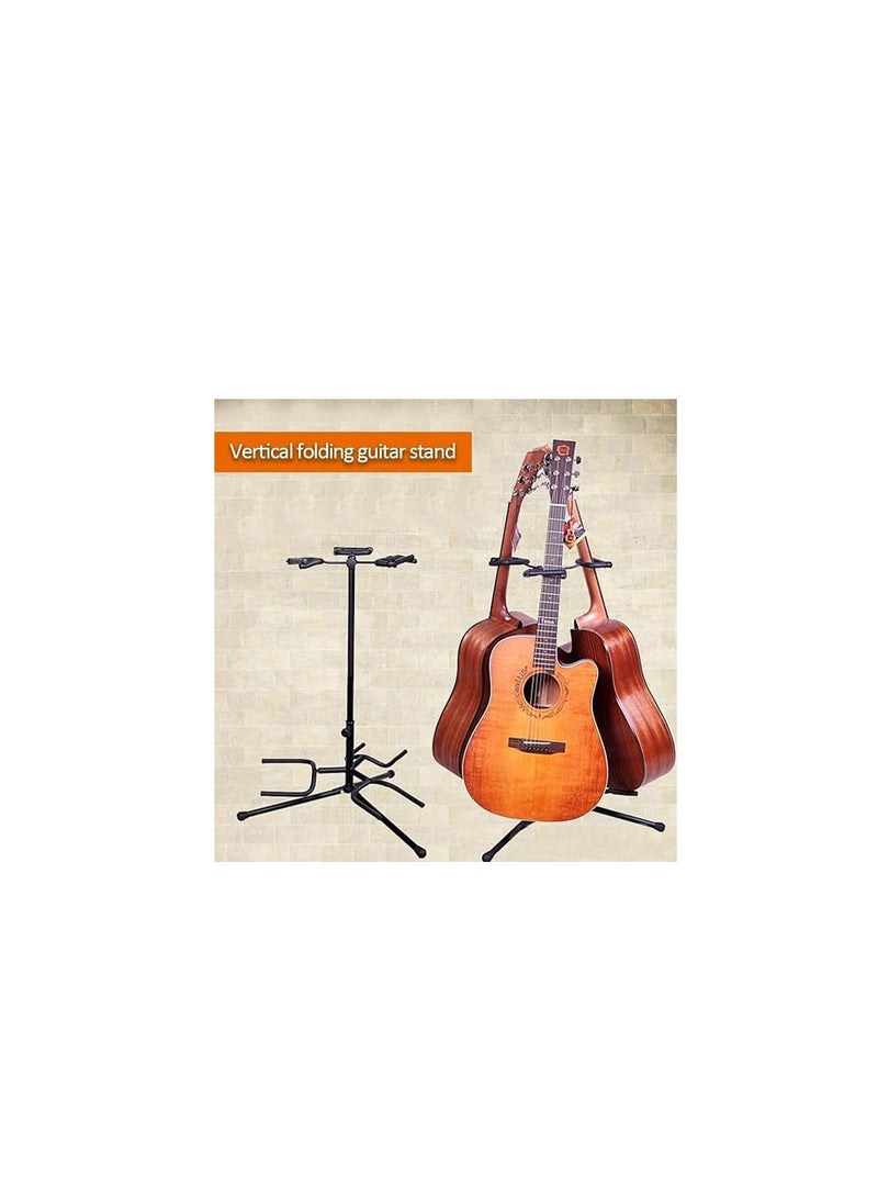 Generic Guitar stand Universal Guitar Stand in Black (Triple Guitar Stand)  - Image 5