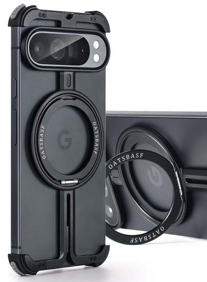 Suitable for Google Pixel 9proXL phone case, metal material, borderless design, anti drop and pressure resistance - Image 5