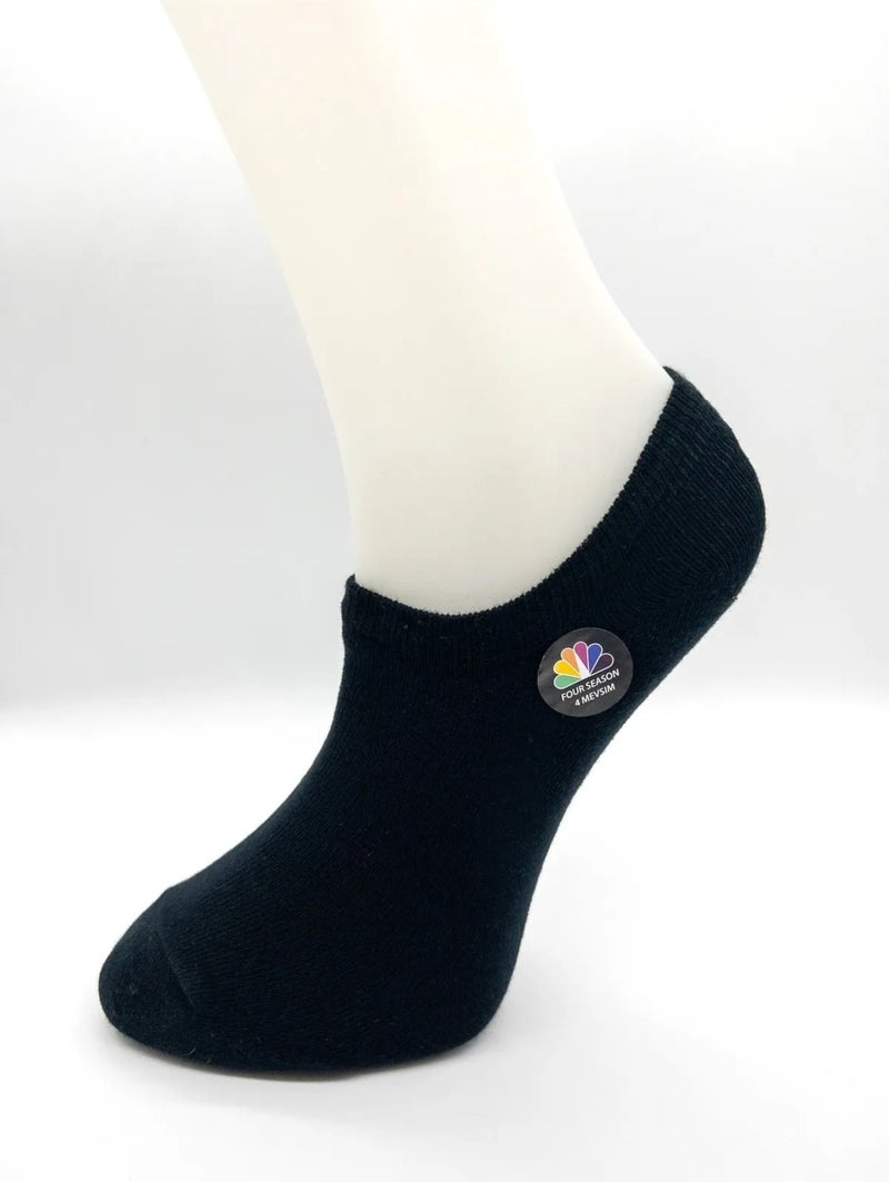 Ciho Socks Daily Women's 6 Pairs Smooth Modal Black-White Soft Touch Invisible Sneaker Booties Socks - Image 3