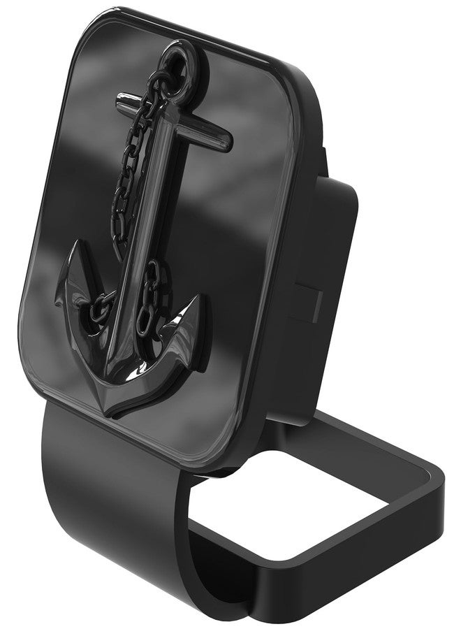 eVerHitch 2-inch Trailer Hitch Cover Plug Insert (Black x Anchor, Fits 2" Receiver) - Image 1