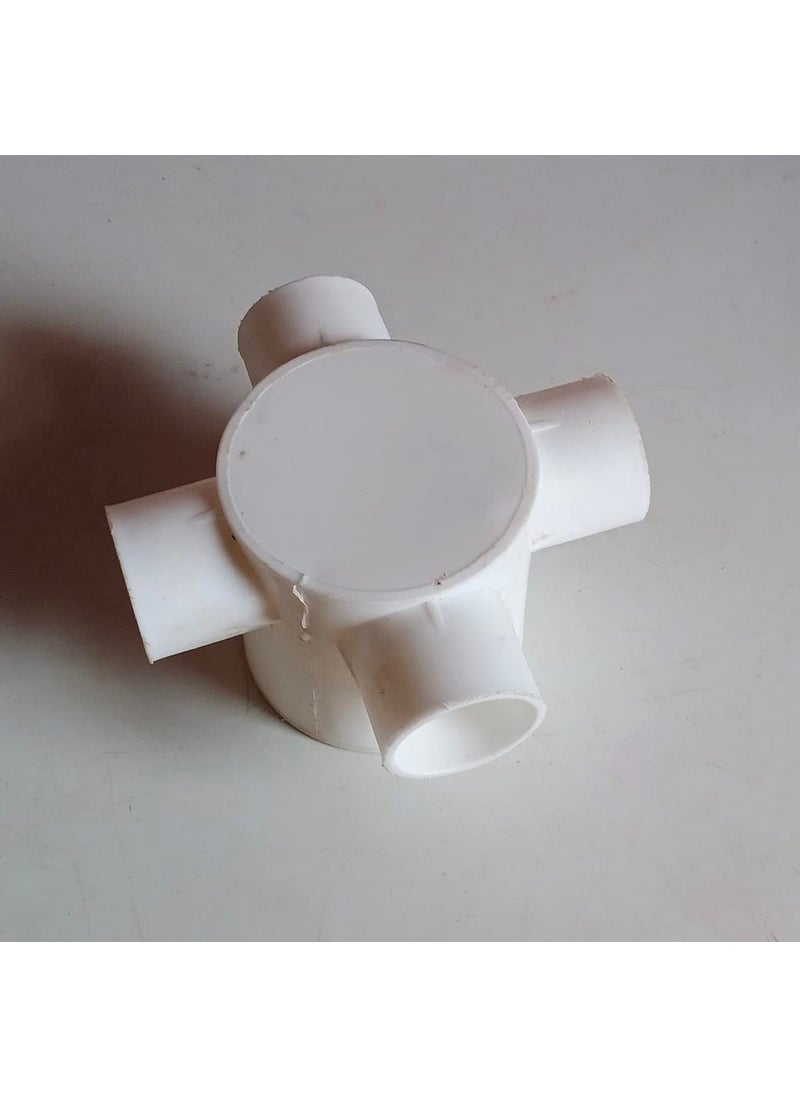 Generic Electrical Junction Box 4 Way (1)" Height - 55 mm (White) ( 6 Pcs)  - Image 5