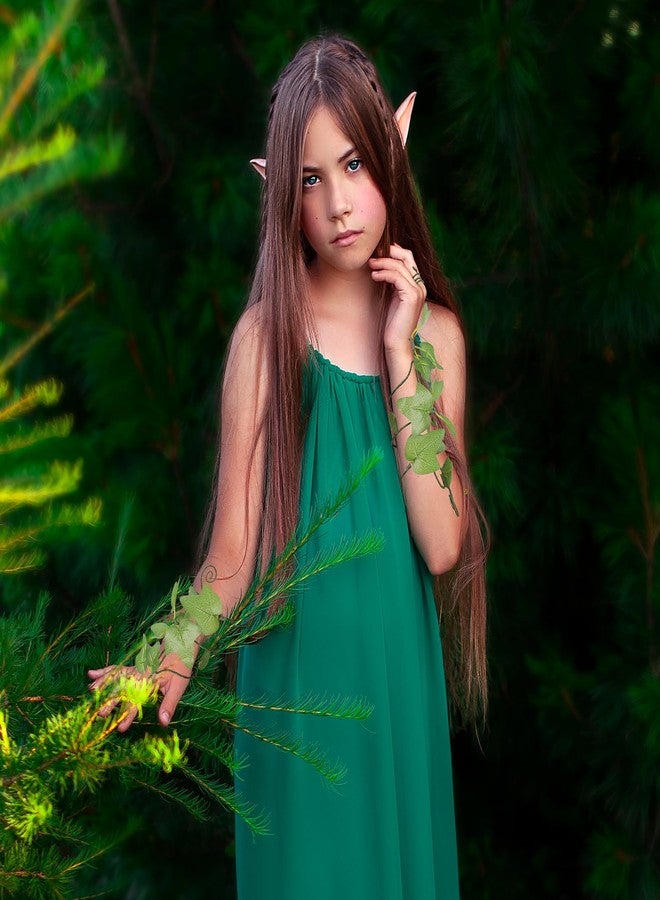 FRESHME Renaissance Ivy Arm Wraps - 2PCS Poison Ivy Costume Forest Mother Nature Costume Woodland Elf Bracelets for Adult Women Dress Up Makeup Fantasy Cosplay Fairycore Aesthetic Accessories - Image 3