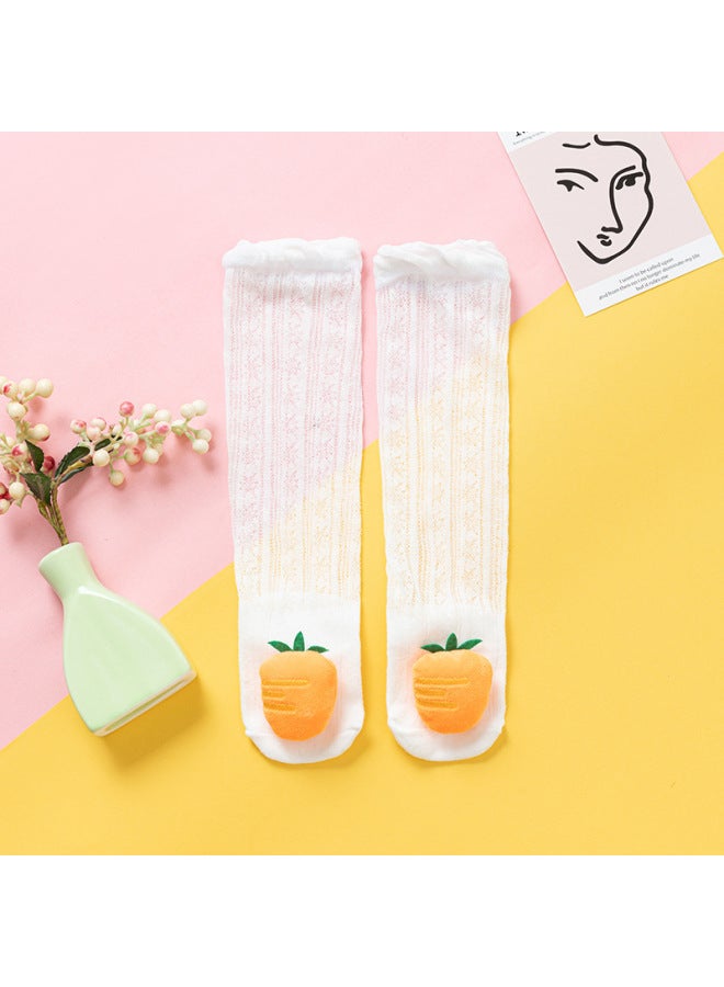 Baby Stockings Spring And Summer Mesh Thin Breathable Anti-mosquito Socks Baby Over-the-knee Socks That Do Not Tighten The Legs For Infants And Toddlers