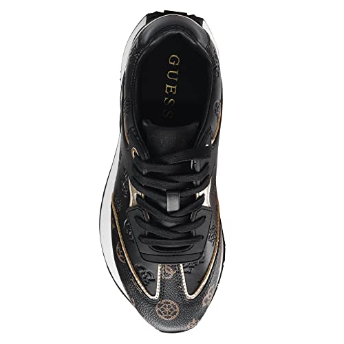 GUESS Women's LUCHIA Sneaker, Black Multi, 8 - Image 4