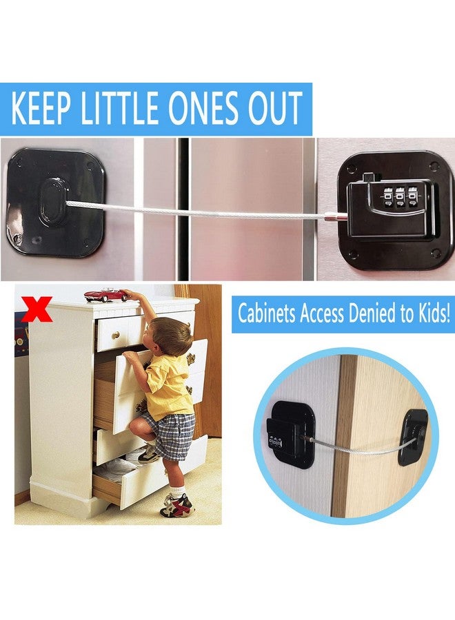 YEYA Upgraded Cabinet Locks Baby proofing, Desk Drawer Locks with Key - Image 4