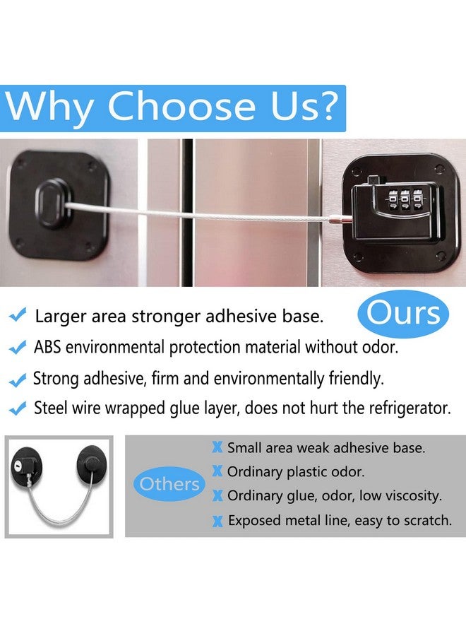 YEYA Upgraded Cabinet Locks Baby proofing, Desk Drawer Locks with Key - Image 5