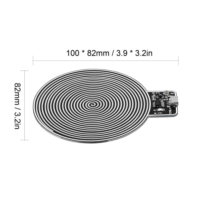 Schumann Wave Generator Black High Accuracy Stability - 7.8Hz Ultra-Low Frequency Pulse Generator With Precision Components for Home Bedroom Office Health Wellness - Image 5