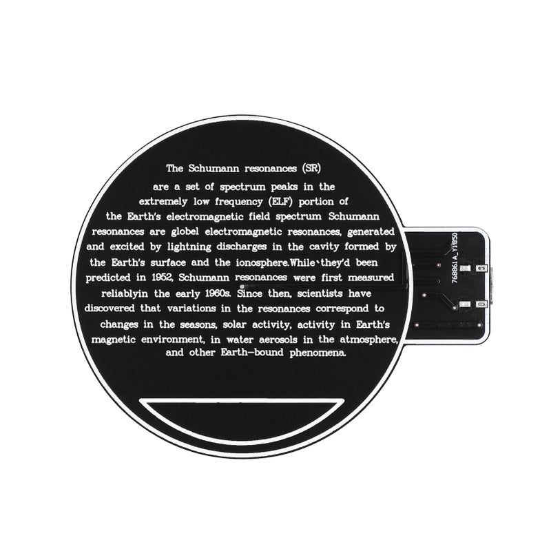 Schumann Wave Generator Black High Accuracy Stability - 7.8Hz Ultra-Low Frequency Pulse Generator With Precision Components for Home Bedroom Office Health Wellness - Image 3
