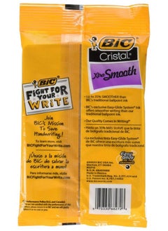 Bic 751766084321 Cristal Xtra Smooth Pens Blue Medium Point. 10Pack  - Image 3