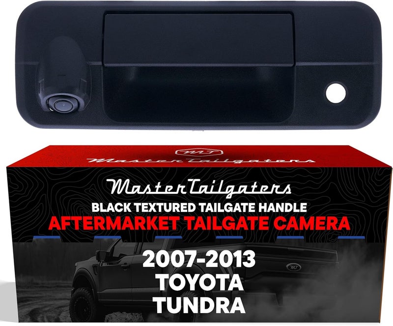 Master Tailgaters Black Textured Tailgate Handle with Backup Camera for Toyota Tundra 2007-2013 - Image 1