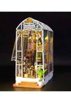 SYOSI DIY Dollhouse Room Kit, Flower Room Assembly Model, Build Ornament DIY Toy House Kit, Home Bedroom Insert Ornament With Furniture Wooden Crafts, Three-dimensional Puzzle, Room Decor, New Year Gift  - Image 4