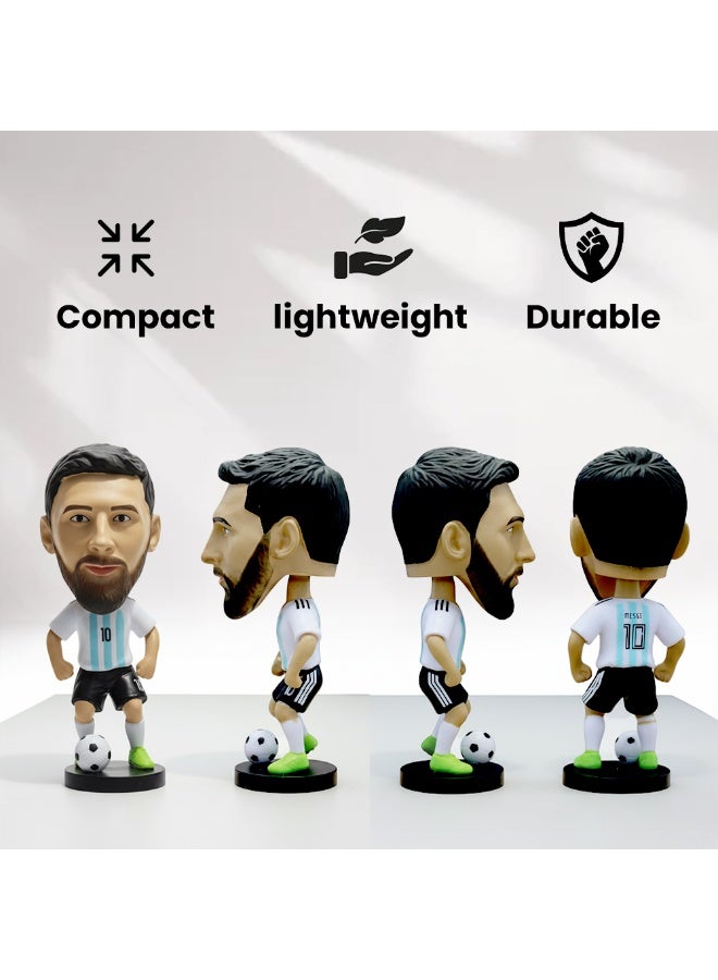 PRINTSHOP4ME Football Super Hero Bobble Head for Car Dashboard or Desk and Football Stars Jersey keychain - Image 5