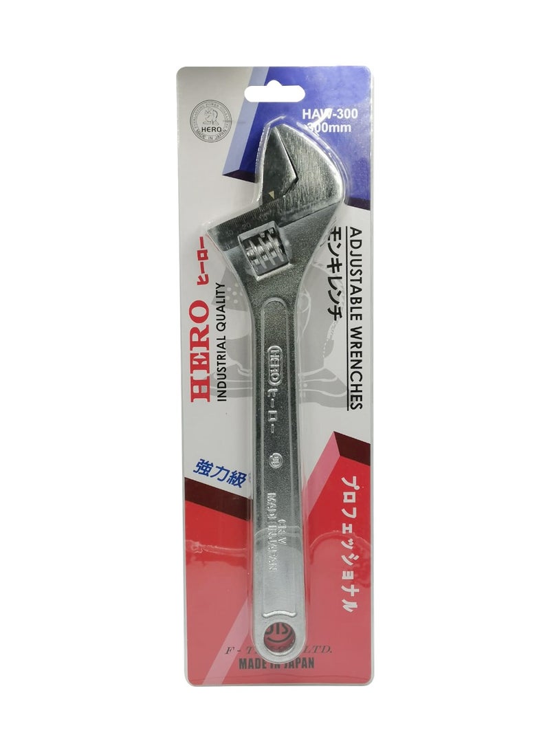 Hero 300mm/12" Industrial Grade Adjustable Wrench Spanner HAW300 - Image 4