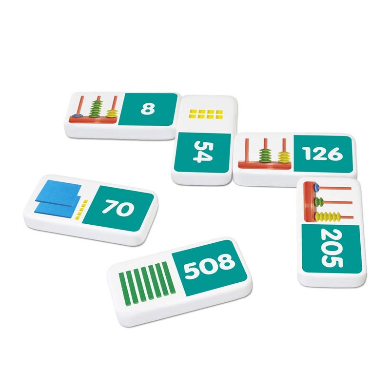 Junior Learning Place Value Dominoes Educational Action Games - Image 2