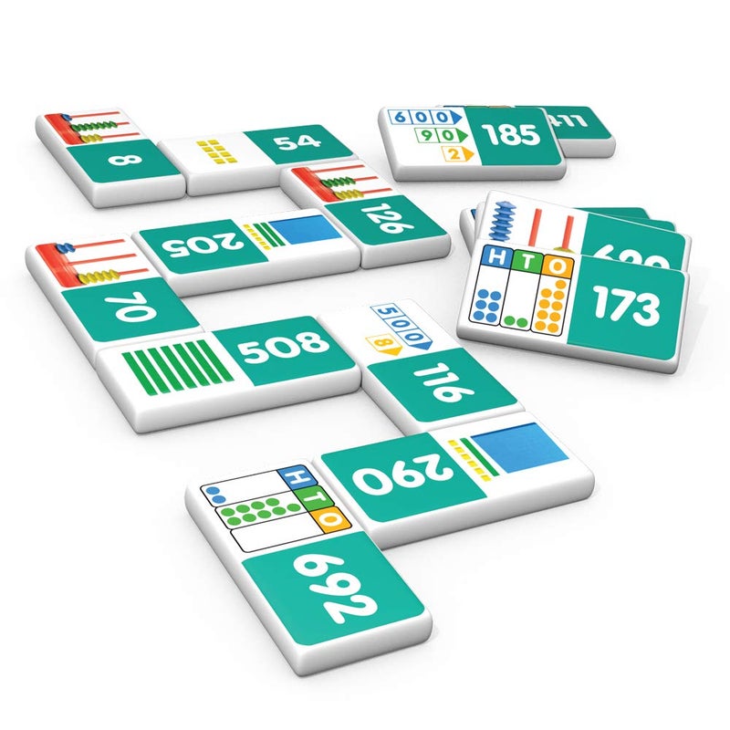 Junior Learning Place Value Dominoes Educational Action Games - Image 3