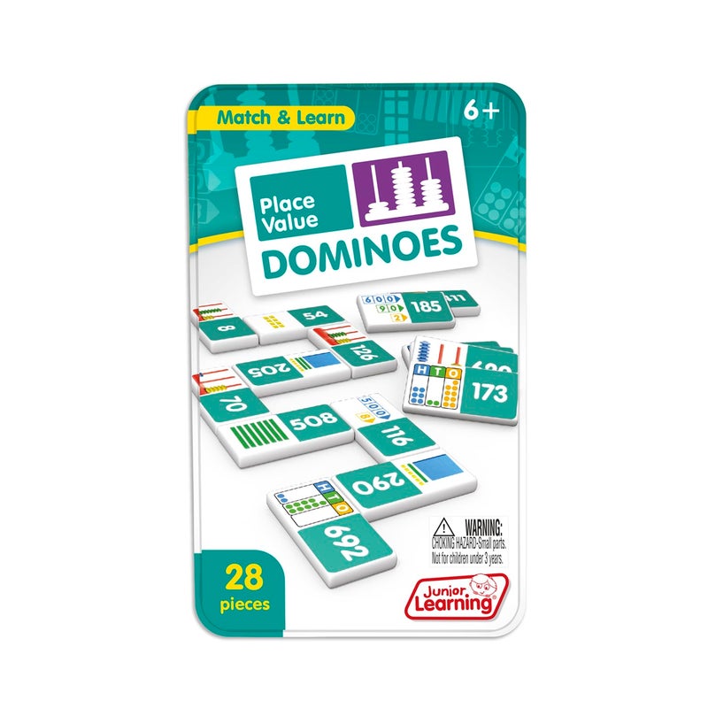 Junior Learning Place Value Dominoes Educational Action Games - Image 4